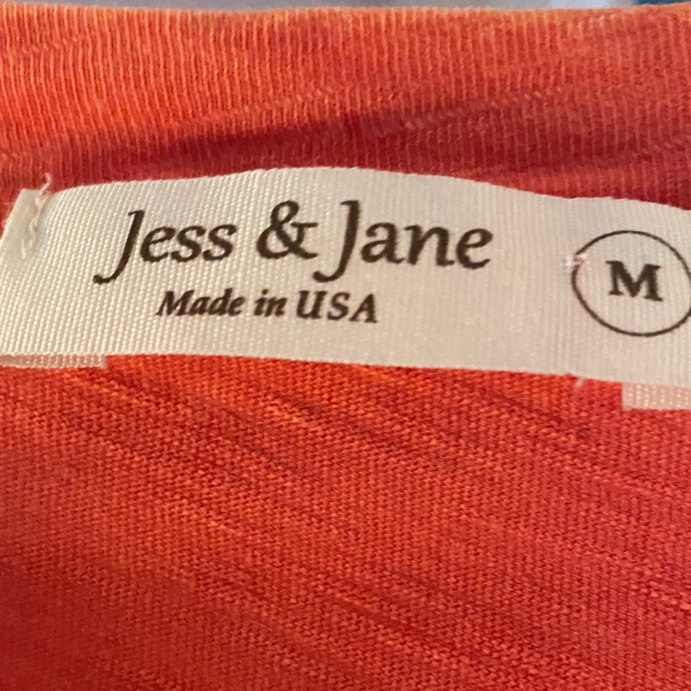 Jess & Jane 3/4 Sleeve Tee with Tulip Print - Picture 2 of 5